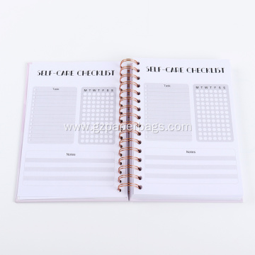A5 Spiral Binding My Daily Wellness Journal